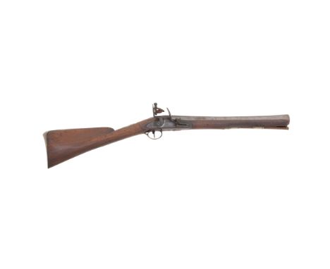 A Flintlock Blunderbuss By Mewis &amp; Co. Of Birmingham, Late 18th CenturyWith barrel flared at the muzzle and now browned o