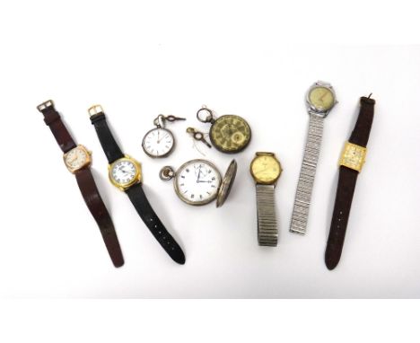 A gentleman's steel cased, Baume Automatic wristwatch, the signed circular silvered dial with gilt Arabic and arrow shaped nu
