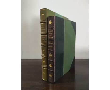 AUSTIN A. B.&nbsp;&nbsp;An Angler's Anthology. Drypoint plates by Norman Wilkinson. Quarto. A handsome copy in green half mor