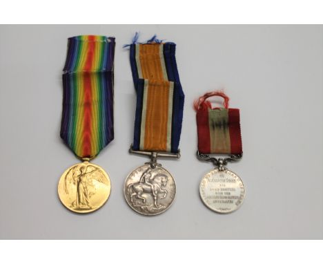 ROCKET APPARATUS GROUP OF THREE MEDALS British War &amp; Victory medals named to 5072 E S A Grant Engn R N R. Also with a GV 