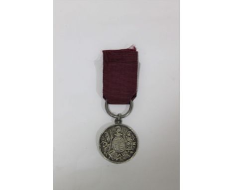 A VICTORIAN ARMY LONG SERVICE AND GOOD CONDUCT MEDAL. A Victorian Army Long Service and Good Conduct medal with replaced larg