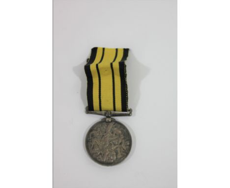 AN ASHANTEE MEDAL 1873-74. Sir Garnet Wolseley interest. An Ashantee medal to Solomon W. Martin 1873-4. Solomon Martin was a 