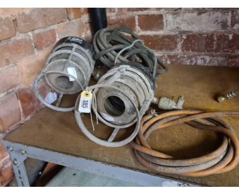 2 VINTAGE BUTANE GAZ LAMPS