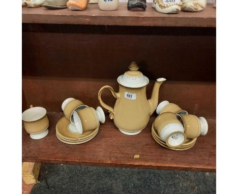 DENBY SEVILLE TEA SERVICE &amp; TEA POT