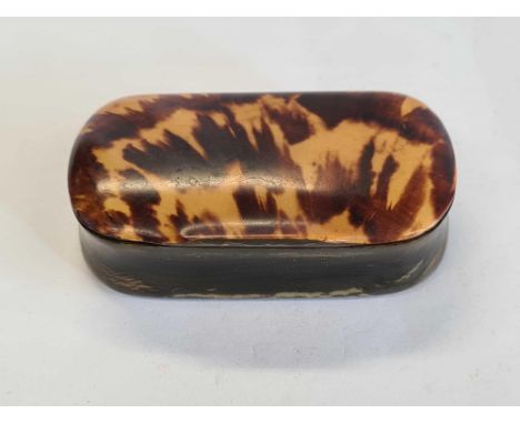 TORTOISE SHELL SNUFF BOX