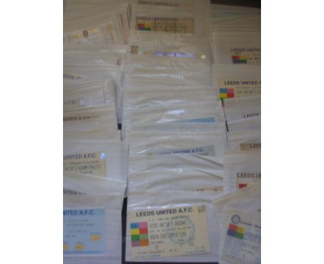 Leeds United Football Ticket Collection: Home and away in good condition. (98)