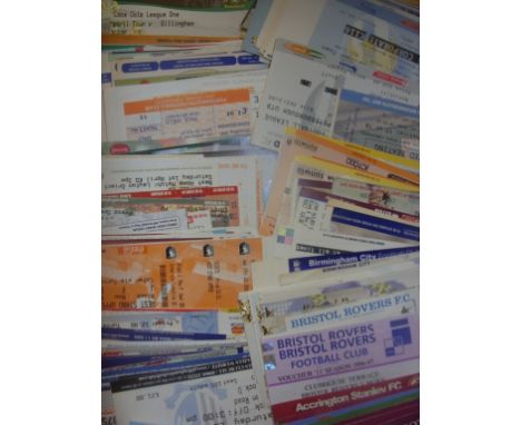 Football Ticket Collection: League + Cup matches from all 4 English divisions. Wide variety. Good. (230)