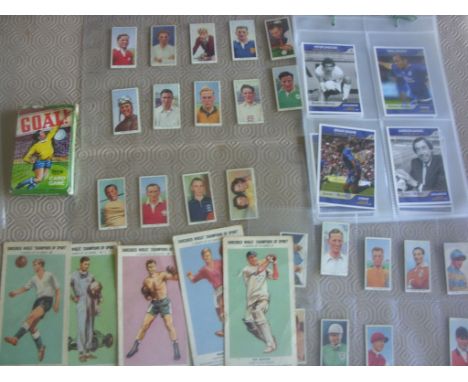 Football Card CollectIon: Includes 1954 British Automatic Company, Pepys Goal Card Game plus Leicester City 2003 from the Mer