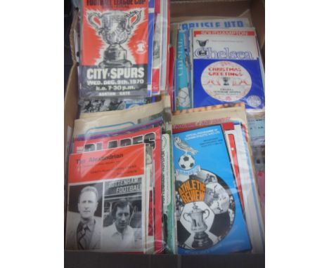 Tottenham Complete 1970s Away Football Programmes: Ten complete seasons which include all League, League Cup and FA Cup inclu