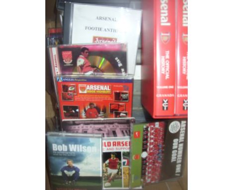 Arsenal Cassette Video + DVD Collection: Includes 23 videos, 9 CD/DVD and 11 cassette tapes. Box has instructions to sell.