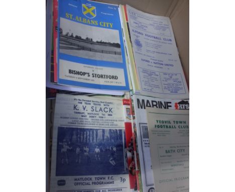 Non League Football Programme Collection: Over 500 non league programmes from an ex ground hopper from the East Anglian regio