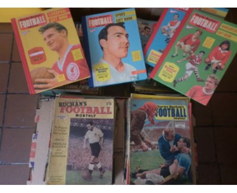 Charles Buchan Football Magazines + Annuals: A large collection of magazines from January 1952 onwards with heavy 1950s conte