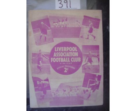 38/39 Liverpool v Arsenal Football Programme: Excellent condition 18 page programme with no team changes. Now benefiting from