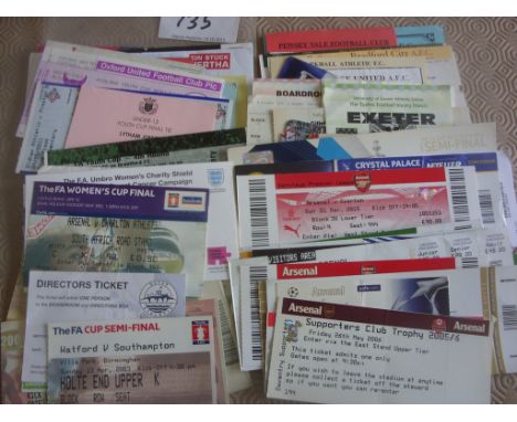 Football Ticket Collection: Wide variety including Semi Finals Internationals European Youth Non League and a ZDS Final. Good