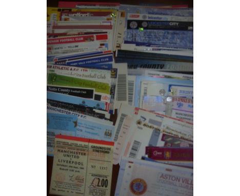 Football Ticket Collection: League + Cup matches from all 4 English divisions. Wide variety. Good. (230)