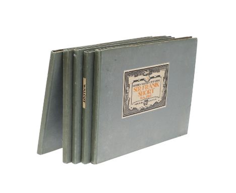 The Studio. Modern Masters of Etching, 5 volumes, original publishers boards, oblong 4to, London: The Studio, 1924-25. *CR Mi