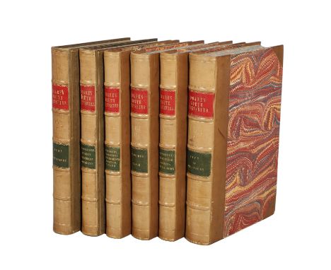 Richard Colt Hoare, and others. The History of Modern Wiltshire, 15 parts bound in 6 volumes, first edition, 118 engraved pla