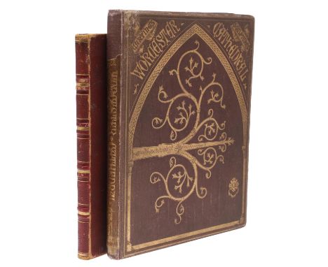 W. J. Pringle. Melrose Abbey, In Twelve Photographic Views, first edition, 13 mounted photographs, including title vignette, 