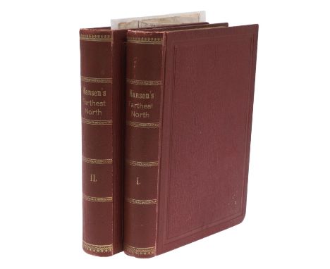 Dr Fridtjof Nansen. The Norwegian Polar Expedition 1893-96, or Farthest North, 2 Vols, first edition, illustrated with one ch