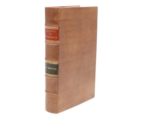 Thomas Henry Brooke. A History of the Island of St. Helena, first edition, half-title, engraved frontispiece, modern period f