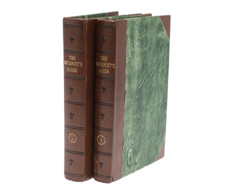 Dawson Turner and Lewis Weston Dillwyn. The Botanist's Guide through England and Wales, 2 volumes, twentieth century half mor