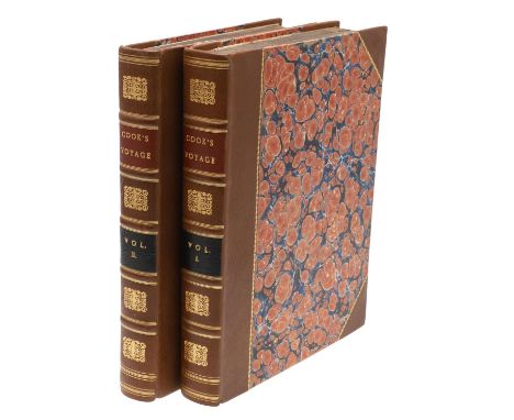 Captain James Cook. A Voyage Towards the South Pole, and Round the World, 2 volumes, third edition, engraved portrait and 63 