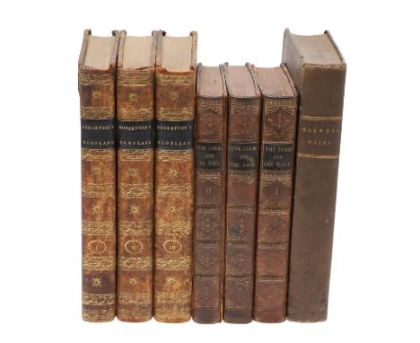 William Robertson. The History of Scotland, 3 volumes, sixteenth edition, engraved portrait frontispiece, contemporary mottle