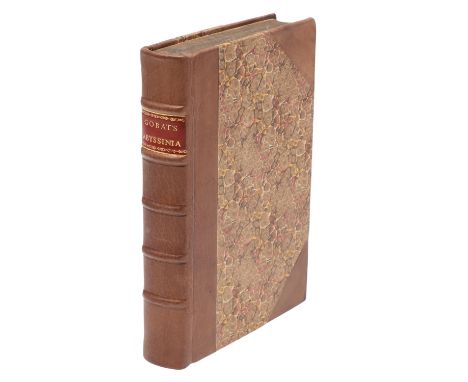Samuel Gobat. Journal of Three Years' Residence in Abyssinia, first edition, half-title, folding engraved map, modern period 