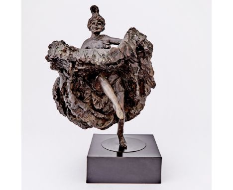 American, 1883-1970Can Can DancerInscribed Rube Goldenburg 2/6 on the backCast bronze13 1/2 x 10 x 7 1/2 inches (34.3 x 25.4 