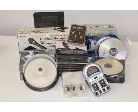 A job lot of misc items CD's &amp; camera etc 