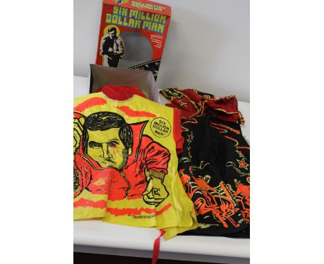A vintage Six Million Dollar man child's costume &amp; one other 