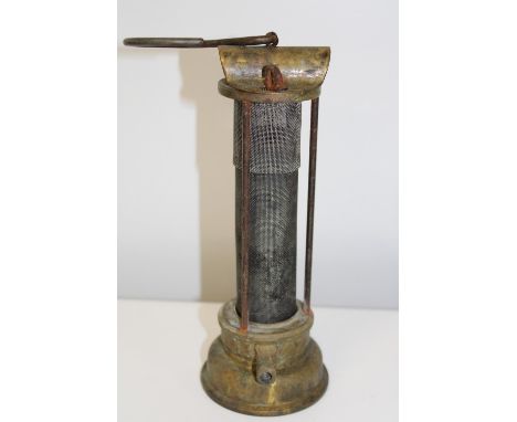 A collectable colliery mining lamp 