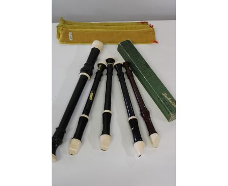Four Au Los vintage recorders &amp; one other 