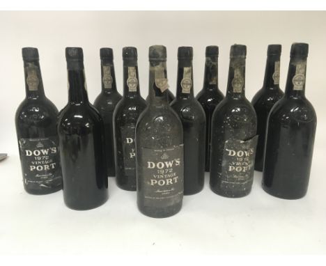 Twelve bottles of Dowas 1972 Vintage Port. (12)