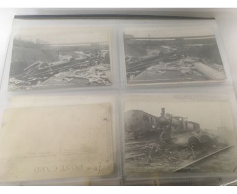 An album containing well presented vintage postcards including Chelmsford and the surrounding area Laindon most of the Edward