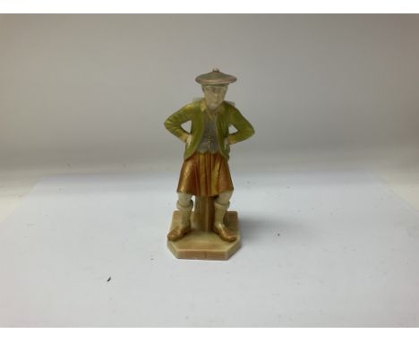 A royal Worcester porcelain figure.