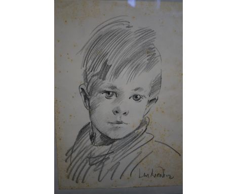 Original pencil sketch by Robert Lenkiewicz