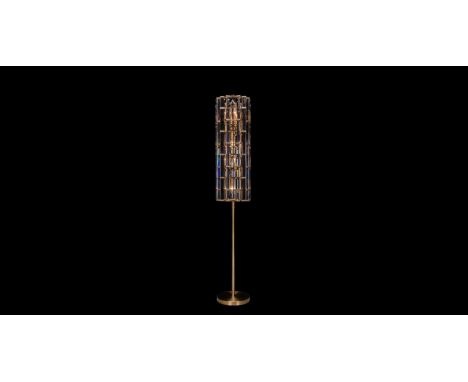 A NIGHT ROD FLOOR LAMP - NATURAL   30cm x 30cm x 170cm    (rrp £3375)