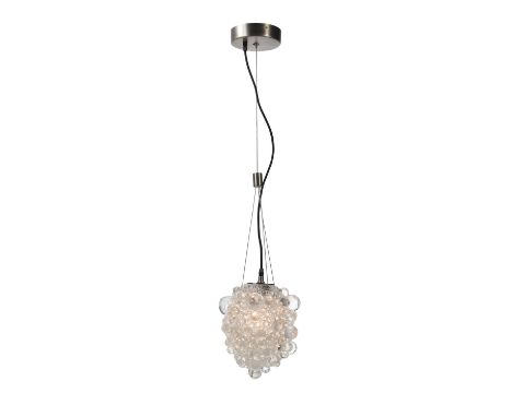 A BUBBLE PENDANT LIGHT - FLAT BRASS   28.5cm x 28cm x 34cm    (rrp £1125)