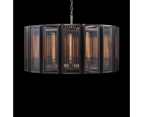 AN ELIXIR ROUND PENDANT LIGHT 75cm x 75cm x 60cm    (rrp £1900)