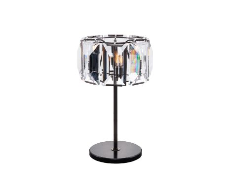 A FACET CRYSTAL TABLE LAMP (rrp £1783)