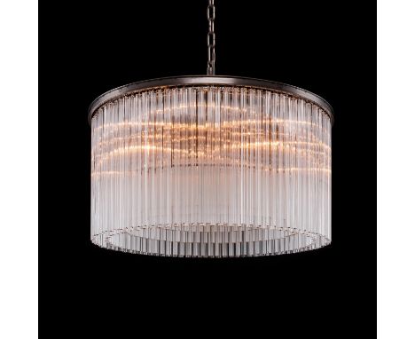A GRADIENT PENDANT LIGHT - NATURAL   80cm x 80cm x 61cm    (rrp £4475)