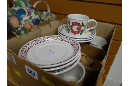 A Boxed As New Portmeirion Welsh Dresser Pattern Coffee Set