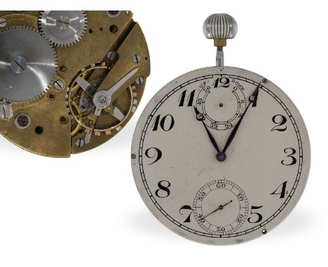 Beobachtungsuhr: extrem rares Movado Observatoriums-Chronometer, vermutlich Prototyp, 1 von 5 Exemplaren: Werksdurchmesser 65