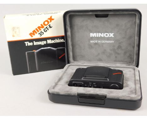 A Minox GTE 35mm camera, with original box and packaging