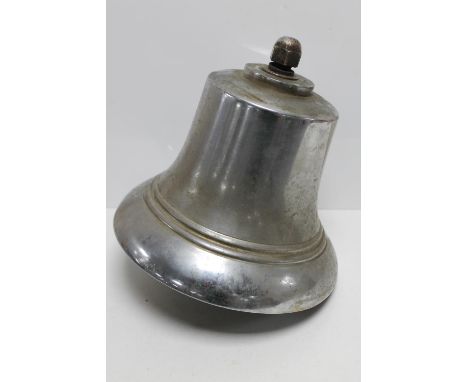 A chrome plated fire engine bell 