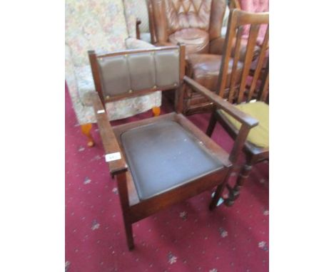 A commode chair