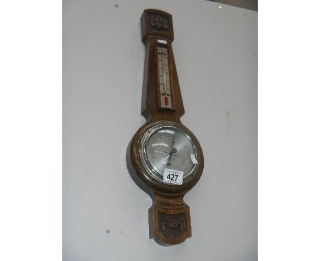 An oak barometer