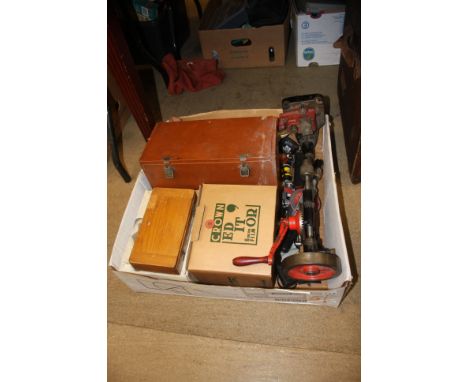 Tray of assorted, including tools etc.