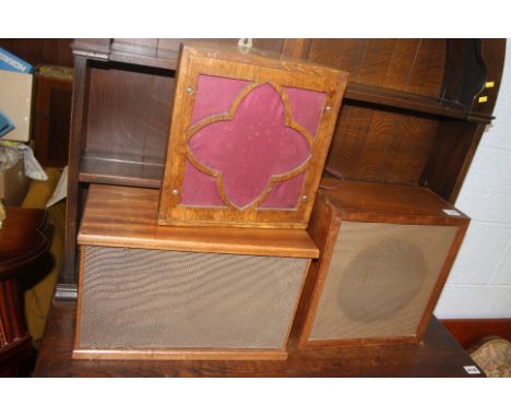 Three vintage speakers